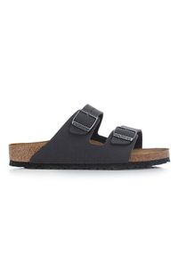 Birkenstock Klapki Arizona 1029134 Szary. Kolor: szary. Materiał: skóra