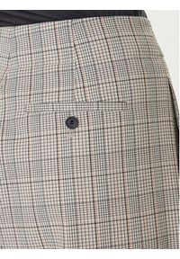 BOSS Spodnie materiałowe Telda1 50553949 Beżowy Oversize. Kolor: beżowy. Materiał: wełna #4