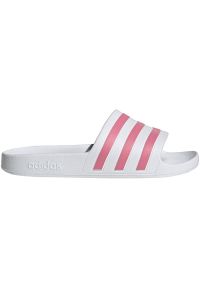 Adidas - Klapki adidas Adilette Aqua W GZ5237 białe. Kolor: biały. Materiał: syntetyk. Sezon: lato. Styl: wakacyjny #2