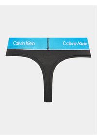 Calvin Klein Underwear Stringi 000QF7279E Czarny. Kolor: czarny. Materiał: lyocell