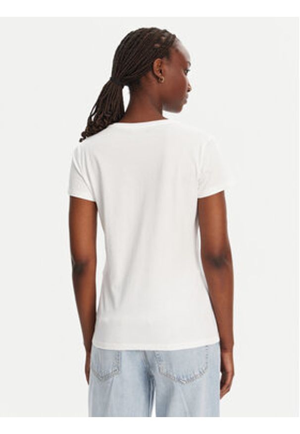 Liu Jo T-Shirt WA5478 J6410 Biały Regular Fit. Kolor: biały. Materiał: bawełna