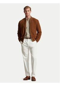 Polo Ralph Lauren Koszula 710654408119 Beżowy Regular Fit. Typ kołnierza: polo. Kolor: beżowy. Materiał: bawełna #6