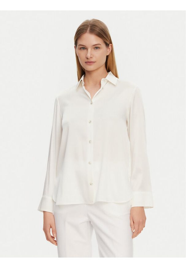 Max Mara Leisure Koszula Kadiak 2516111027650 Écru Regular Fit. Materiał: jedwab
