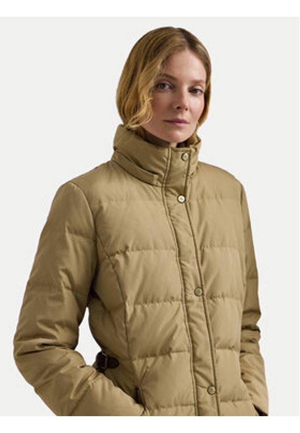 Lauren Ralph Lauren - LAUREN RALPH LAUREN Kurtka puchowa 297957517001 Beżowy Regular Fit. Kolor: beżowy. Materiał: syntetyk