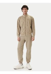 Guess Bluza Z6GQ07 K2849 Beżowy Relaxed Fit. Kolor: beżowy. Materiał: syntetyk #3