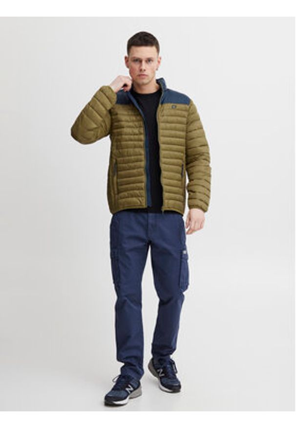 Blend Kurtka puchowa 20715260 Khaki Regular Fit. Kolor: brązowy. Materiał: syntetyk, puch