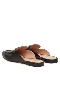 TwinSet - TWINSET Klapki 251TCP136 Czarny. Kolor: czarny. Materiał: skóra