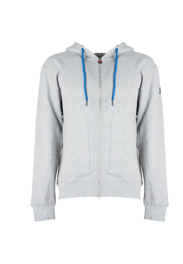 Invicta Bluza "Zip-Hoodie" | 4454252/U | Mężczyzna | Szary Melanż. Okazja: na co dzień. Typ kołnierza: kaptur. Kolor: szary. Materiał: bawełna. Wzór: melanż. Styl: casual