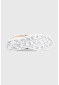 adidas Originals sneakersy SUPERSTAR kolor brązowy. Nosek buta: okrągły. Zapięcie: sznurówki. Kolor: brązowy. Materiał: guma. Obcas: na obcasie. Model: Adidas Superstar. Wysokość obcasa: niski #2