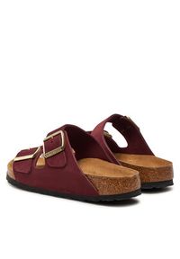 Birkenstock Klapki Arizona Sfb Lenb1028719 Czerwony. Kolor: czerwony. Materiał: nubuk, skóra #4