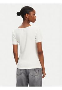 Marciano Guess T-Shirt 5RGP18 6299A Beżowy Regular Fit. Kolor: beżowy. Materiał: wiskoza #4