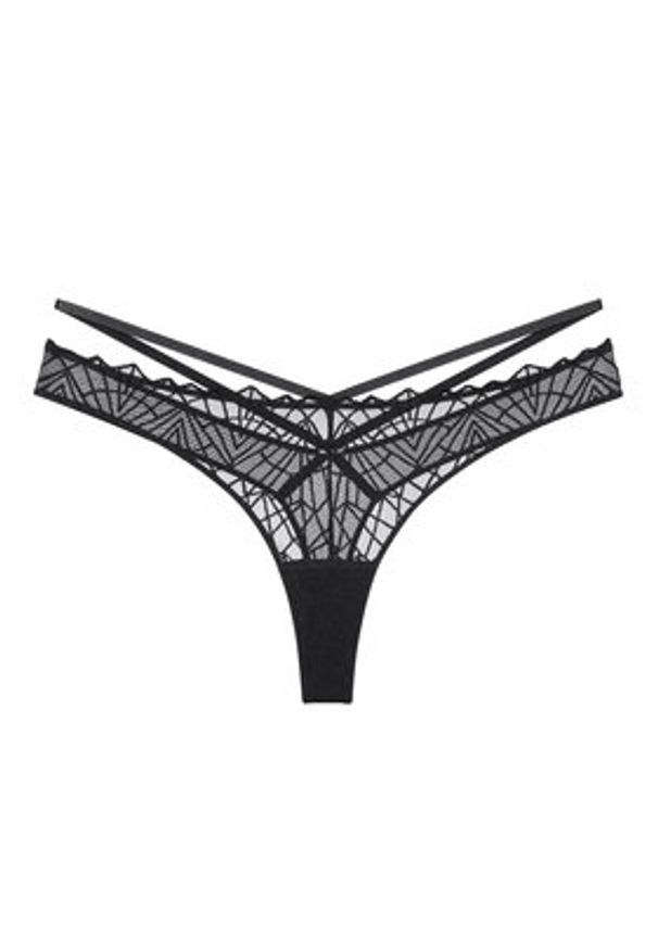 Triumph Stringi That Night In Vegas 10224867 Czarny. Kolor: czarny. Materiał: syntetyk