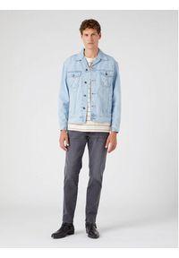 Wrangler Kurtka jeansowa Anti Fit W45973Y94 112330848 Błękitny Regular Fit. Kolor: niebieski. Materiał: jeans, bawełna