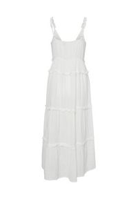 YAS Sukienka letnia Anina 26038014 Biały Regular Fit. Kolor: biały. Materiał: bawełna. Sezon: lato #7