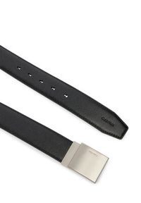 Calvin Klein Pasek Dress Plaque Pebble 35Mm Adj LV04D7080G Czarny. Kolor: czarny. Materiał: skóra #2
