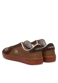 Lacoste Sneakersy Baseshot Pro 51SMA0077 Brązowy. Kolor: brązowy. Materiał: skóra #5