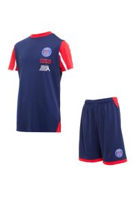 PARIS SAINT GERMAIN - Strój Piłkarski Paris Saint-Germain Niebieski 25/26. Kolor: wielokolorowy, niebieski, czerwony. Materiał: poliester. Sport: piłka nożna #1