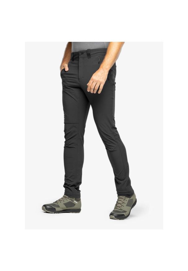 Haglöfs - Spodnie softshell męskie Haglofs Moran Softshell Slim Pant. Kolor: czarny. Materiał: softshell. Sezon: lato. Sport: turystyka piesza