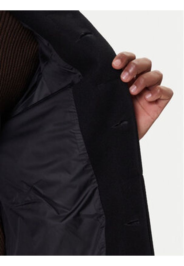Adidas - adidas Płaszcz przejściowy Premium Essentials JW0120 Czarny Regular Fit. Kolor: czarny. Materiał: syntetyk