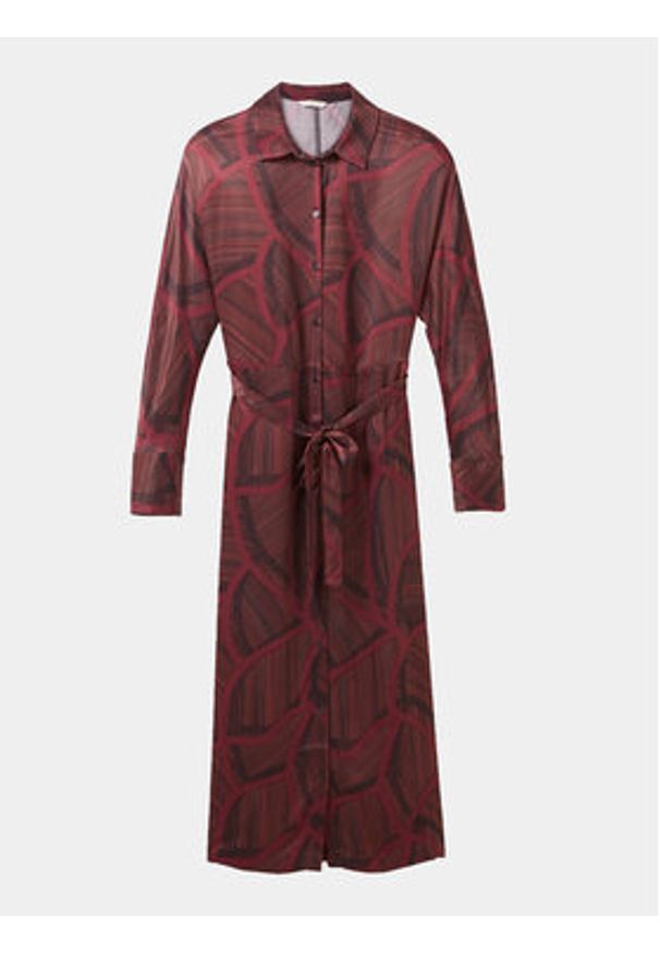 Tom Tailor Sukienka koszulowa 1037934 Kolorowy Regular Fit. Materiał: wiskoza. Wzór: kolorowy. Typ sukienki: koszulowe