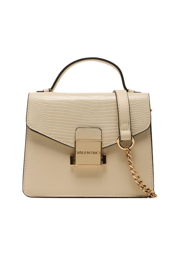 VALENTINO - Valentino Torebka Carrie VBS6VK03 Beżowy. Kolor: beżowy. Materiał: skórzane