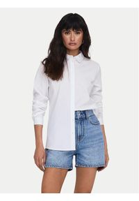 JDY Koszula Mio 15149877 Biały Regular Fit. Kolor: biały. Materiał: bawełna