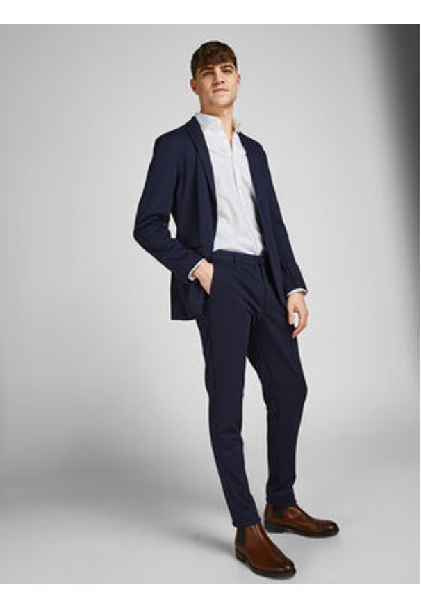 Jack & Jones Koszula 12201905 Biały Slim Fit. Kolor: biały. Materiał: bawełna