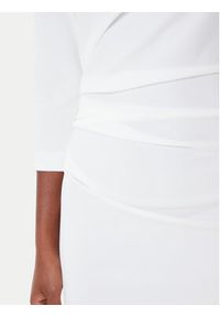 Rinascimento Sukienka koktajlowa CFC0126154003 Biały Slim Fit. Kolor: biały. Materiał: syntetyk. Styl: wizytowy #3