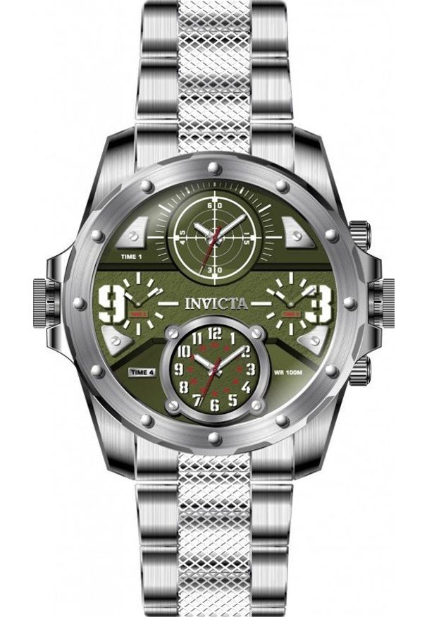 Zegarek Invicta Zegarek męski Invicta 31147 srebrny. Kolor: srebrny