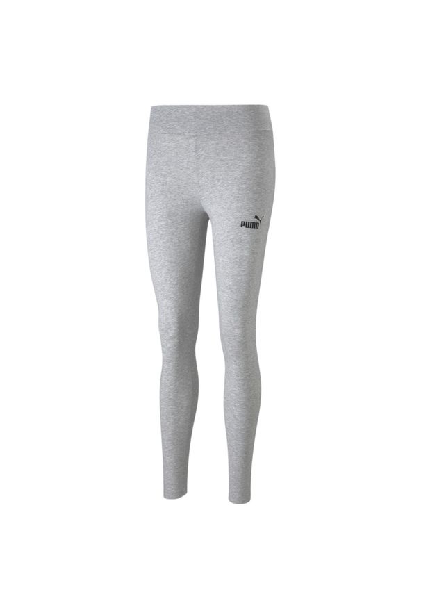 Puma - Damskie legginsy Essentials PUMA Light Gray Heather. Kolor: wielokolorowy, czarny, szary. Sport: fitness