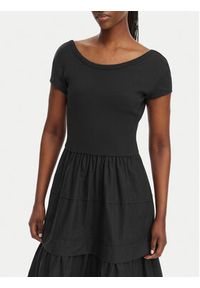 BOSS Sukienka codzienna C_Enight 50556386 Czarny Regular Fit. Okazja: na co dzień. Kolor: czarny. Materiał: bawełna. Typ sukienki: proste. Styl: casual #2
