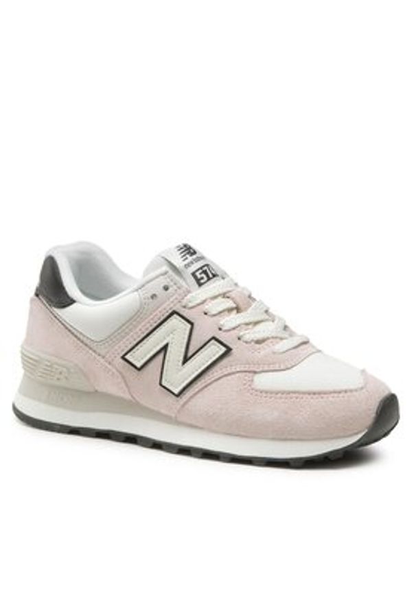 New Balance Sneakersy WL574PB Różowy. Kolor: różowy. Materiał: zamsz, skóra. Model: New Balance 574