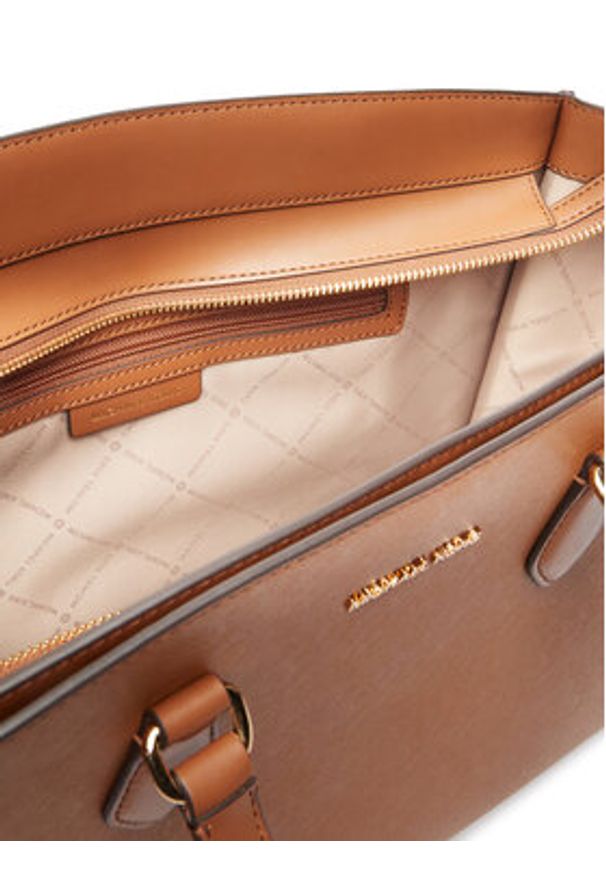 MICHAEL Michael Kors Torebka 30R6GQ6T7L Brązowy. Kolor: brązowy. Materiał: skórzane