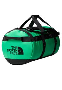 Torba The North Face Base Camp Duffel M 0A52SAROJ1 - zielona. Kolor: zielony. Materiał: nylon. Wzór: paski #1