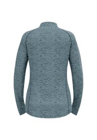 Odlo - Bluza techniczna damska ODLO Tencia Mid Layer 1/2 zip. Kolor: wielokolorowy, niebieski, szary