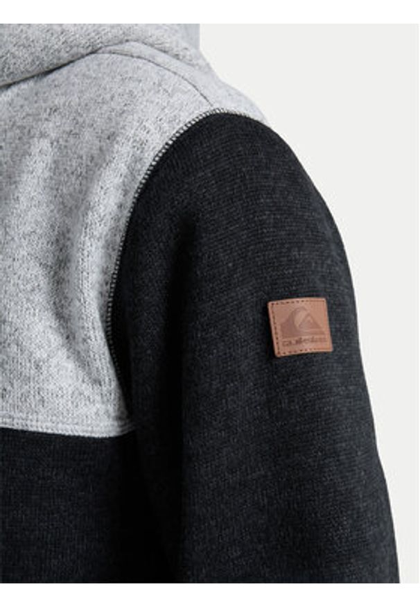 Quiksilver Bluza Keller Block Zip EQYFT05122 Szary Regular Fit. Kolor: szary. Materiał: syntetyk