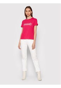 Vero Moda T-Shirt Feminist 10262918 Różowy Regular Fit. Kolor: różowy. Materiał: bawełna #3
