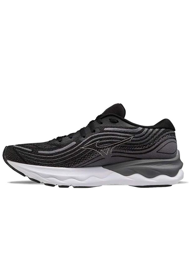 Mizuno - Buty Wave Skyrise 4 Rozmiar 41 - J1GD2309-22 Czarny. Kolor: czarny, zielony, biały, wielokolorowy. Model: Mizuno Wave. Sport: bieganie