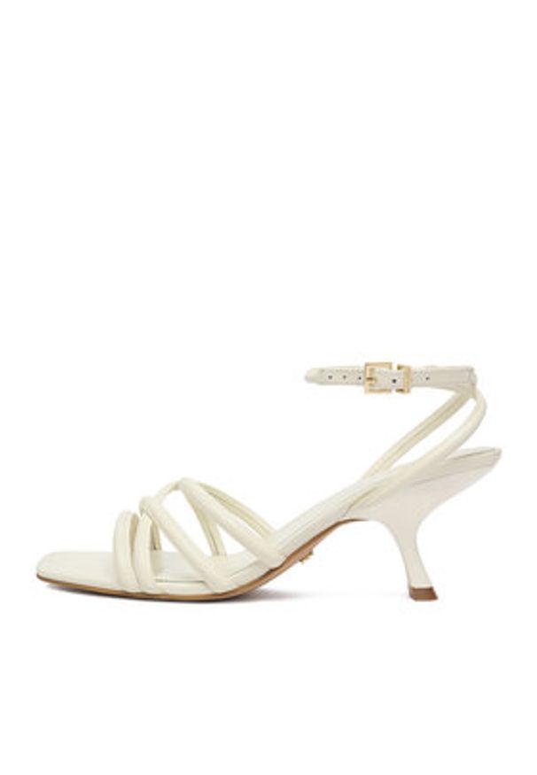 Gino Rossi - GINO ROSSI Sandały EO-LS655783-1 Écru. Kolor: kremowy. Materiał: skóra