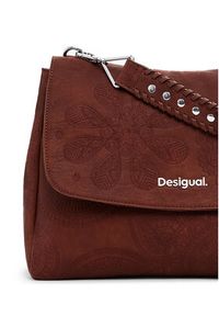 Desigual Torebka 25SAXPA8 Brązowy. Kolor: brązowy. Materiał: skórzane #3