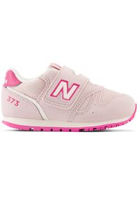 Buty niemowlęce New Balance IZ373XU2 – różowe. Zapięcie: rzepy. Kolor: różowy. Materiał: syntetyk, guma, materiał. Szerokość cholewki: normalna. Model: New Balance 373. Sport: turystyka piesza #1