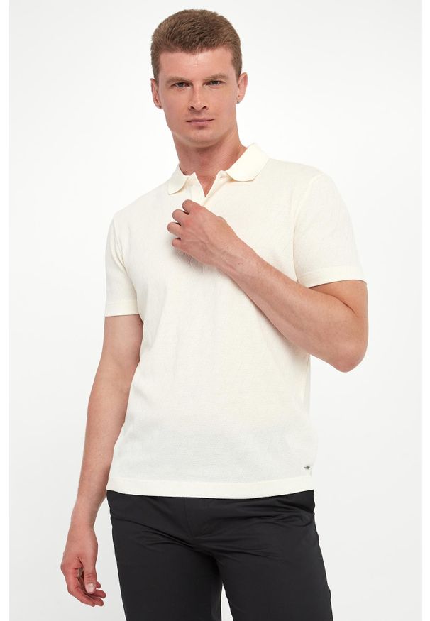 Polo męskie Bianco JOOP!. Typ kołnierza: polo