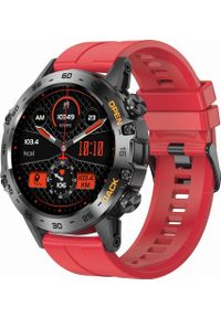 Smartwatch Gravity GT9 Czerwony. Rodzaj zegarka: smartwatch. Kolor: czerwony