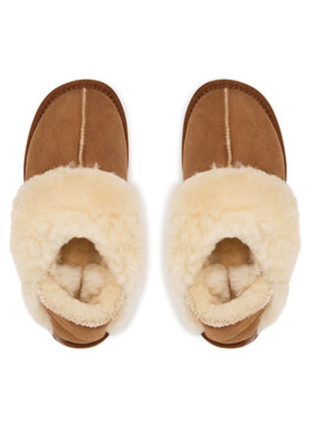 EMU Australia Kapcie Platinum Balzary WP1188 Brązowy. Kolor: brązowy. Materiał: skóra