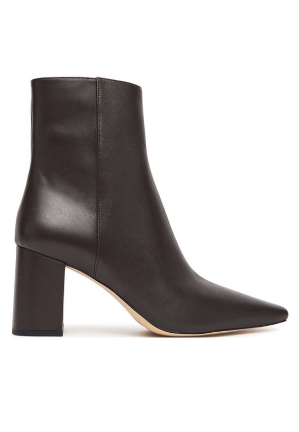 MICHAEL Michael Kors Botki 40T5ELME5L Brązowy. Kolor: brązowy. Materiał: skóra