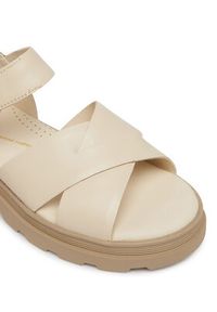 Clarks Sandały Orinoco3 Cross 26186092 Écru. Materiał: skóra #6