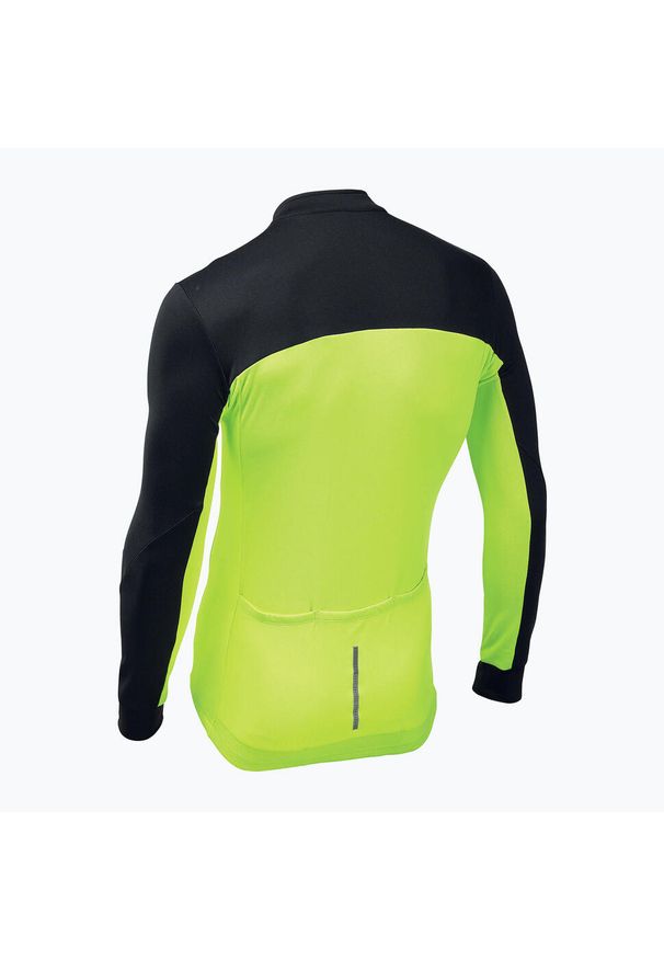 NORTHWAVE - Koszulka rowerowa męska Northwave Force 2 LS Full Zip. Kolor: czarny. Sport: kolarstwo