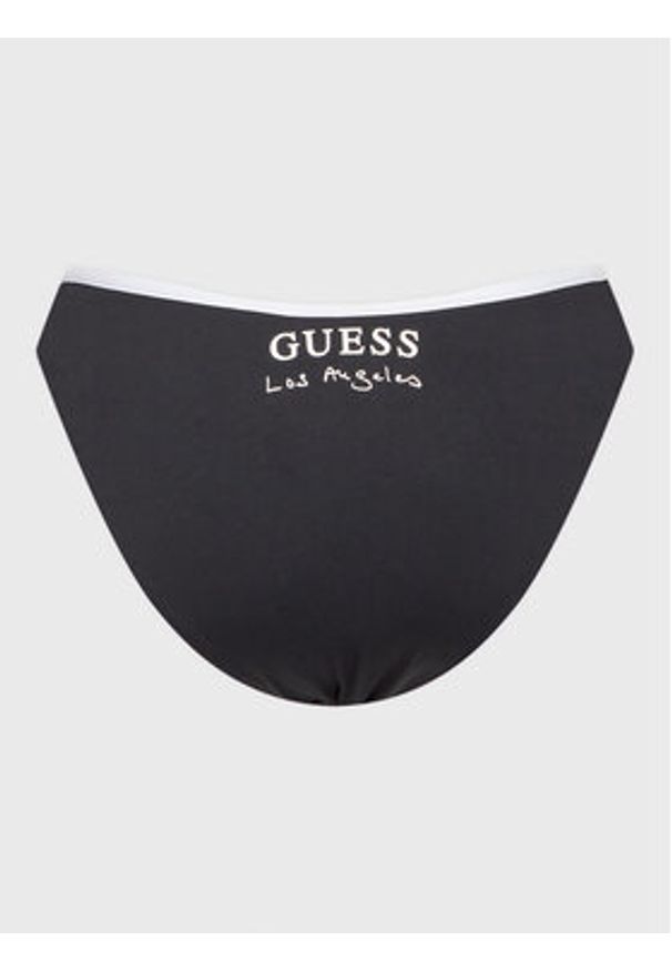 Guess Dół od bikini E3GO16 MC043 Czarny. Kolor: czarny. Materiał: syntetyk