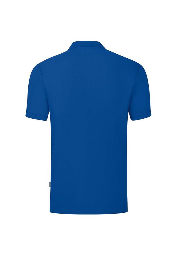 Polo Jako Organic. Typ kołnierza: polo. Kolor: niebieski. Materiał: bawełna. Sport: piłka nożna