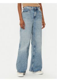 TOMMY HILFIGER - Tommy Hilfiger Jeansy WW0WW43705 Niebieski Wide Leg. Kolor: niebieski